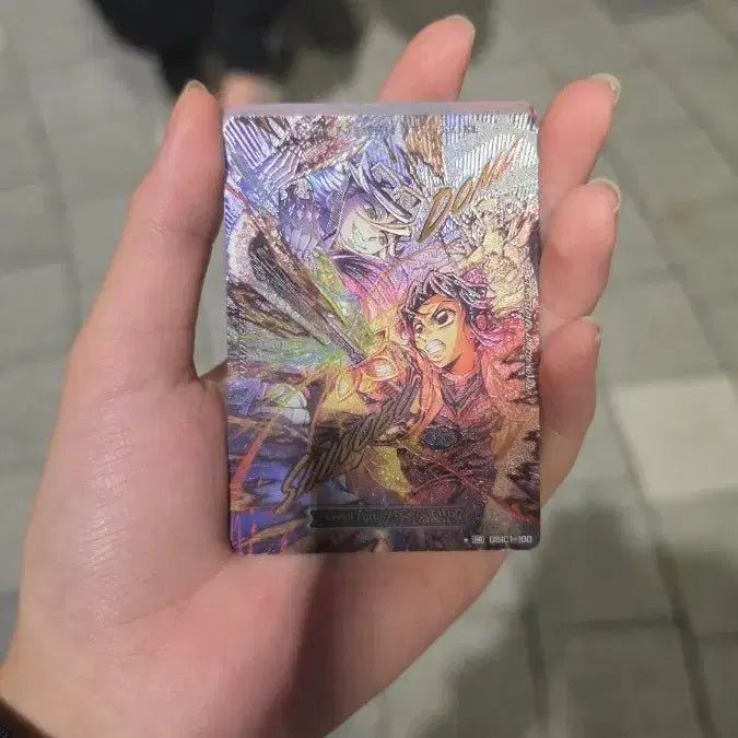 [BUNJANG] Demon Slayer HR Rare Card / 귀멸의 칼날 hr 희귀 카드