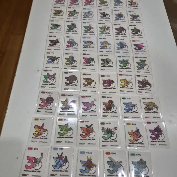 [BUNJANG] Pokemon 30th Anniversary Logo Seal / 포켓몬 30주년 로고씰