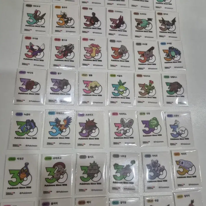 [BUNJANG] Pokemon 30th Anniversary Logo Seal / 포켓몬 30주년 로고씰