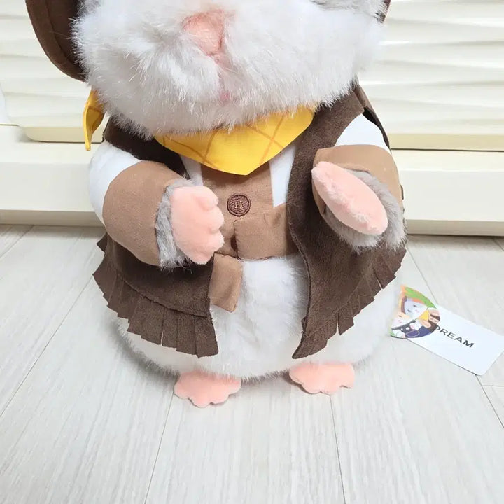 [BUNJANG] Cowboy Chwe Hamzzi Gray Medium Doll (27cm) / 카우보이 최햄찌 그레이 27cm 중형 인형 판매