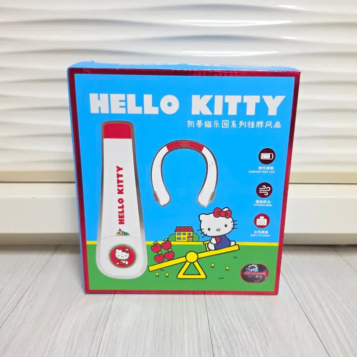 [BUNJANG] Hello Kitty Neckband Fan (New) / 헬로키티 넥 밴드 선풍기 미사용 새제품 판매