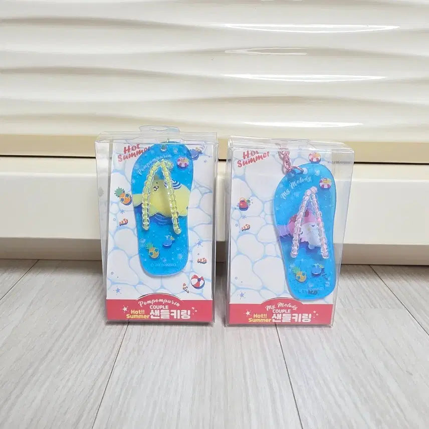 [BUNJANG] Sanrio Sandal Keychain Pompompurin My Melody / 산리오 샌들키링 폼폼푸린 마이멜로디