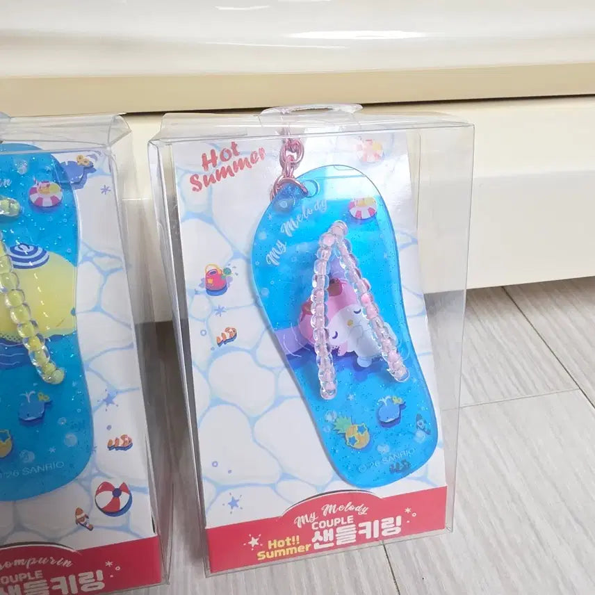 [BUNJANG] Sanrio Sandal Keychain Pompompurin My Melody / 산리오 샌들키링 폼폼푸린 마이멜로디