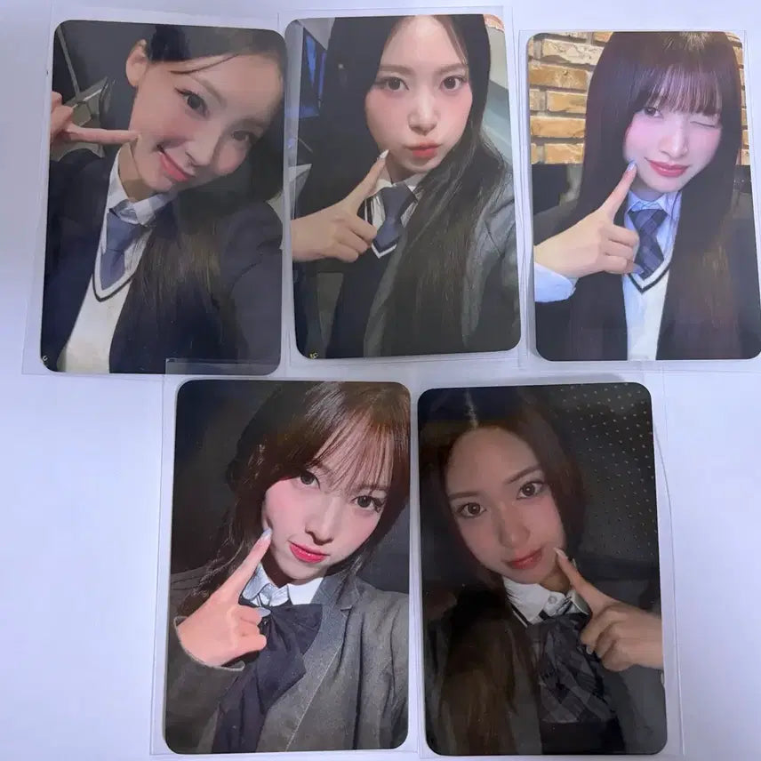 [BUNJANG] LUCENTE Glow Up WithMU School Look Lucky Draw Photocard Set / 세트)리센느 글로우업 위드뮤 교복 대면 미공포