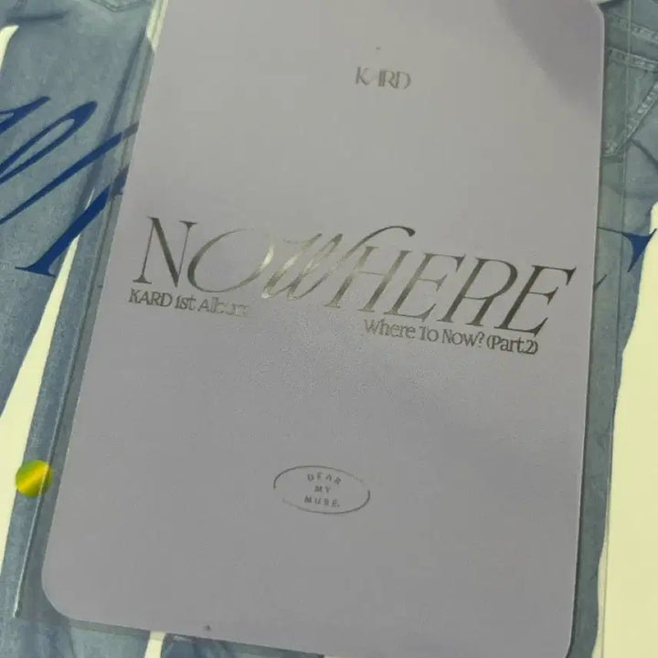 [BUNJANG] KARD Somin Nowhere Photocard / KARD 소민 nowhere somin 디어마이뮤즈 미공포 포카 포토카드 photo card poca