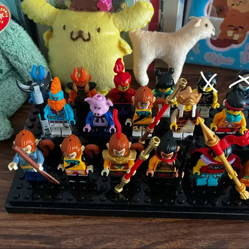 [BUNJANG] LEGO Monkie Kid Mini Figures (15-Piece Bundle Set) / 레고정품) 몽키키드 미니 피규어 15개 (일괄, 급전) 미피