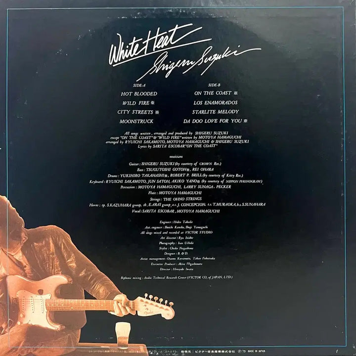 [BUNJANG] Shigeru Suzuki White Heat LP / 시티팝 퓨전 스즈키 시게루 Shigeru Suzuki-White Heat LP 류이치 사카모토