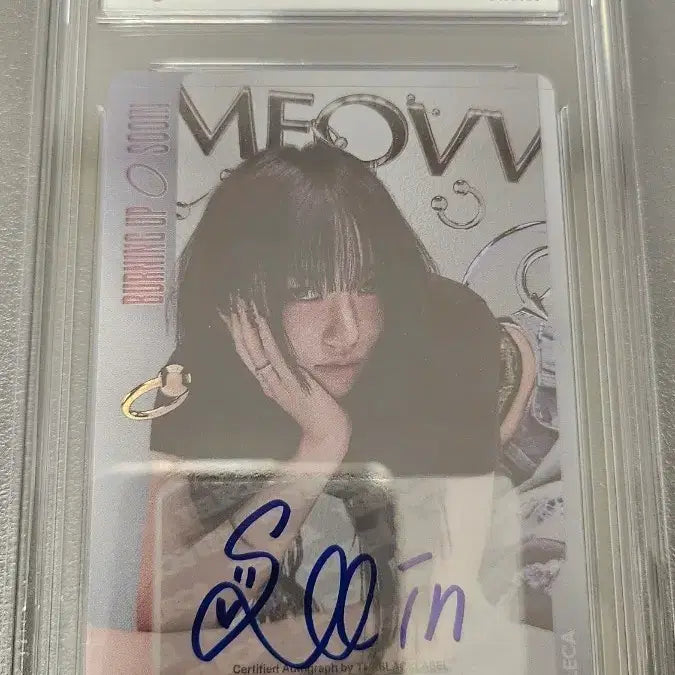 [BUNJANG] Teleca Myao Signed Graded Trading Card / 테레카 teleca 미야오 수인 프로모 오토그래프 친필사인 10 등급카드 등카 팝니다.