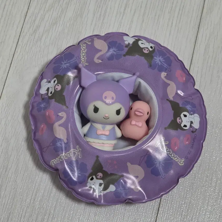 [BUNJANG] Kuromi Purple Tube Plush Set / 쿠로미 보라색 튜브 인형 세트
