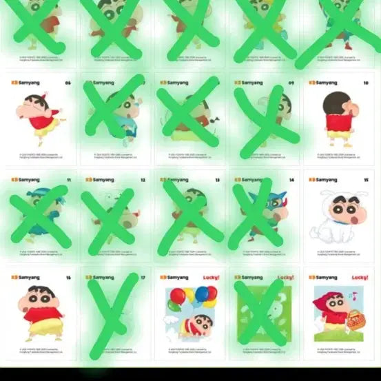[BUNJANG] Crayon Shin-chan Picnic Stickers / 짱구피크닉띠부씰