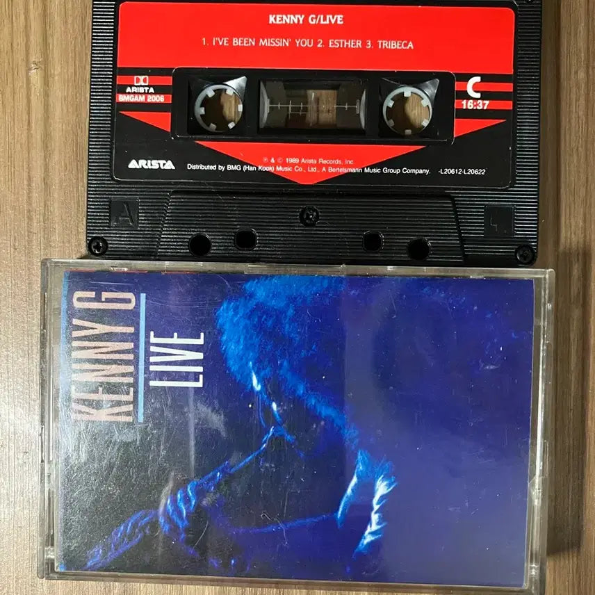[BUNJANG] Kenny G Live Cassette Tape / 케니 G 라이브 카세트 테이프