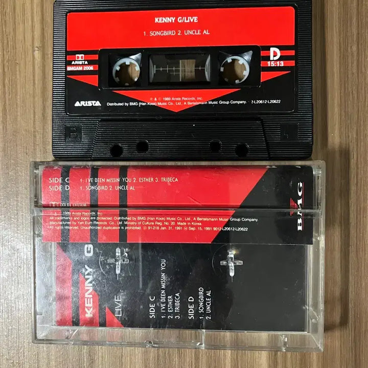[BUNJANG] Kenny G Live Cassette Tape / 케니 G 라이브 카세트 테이프