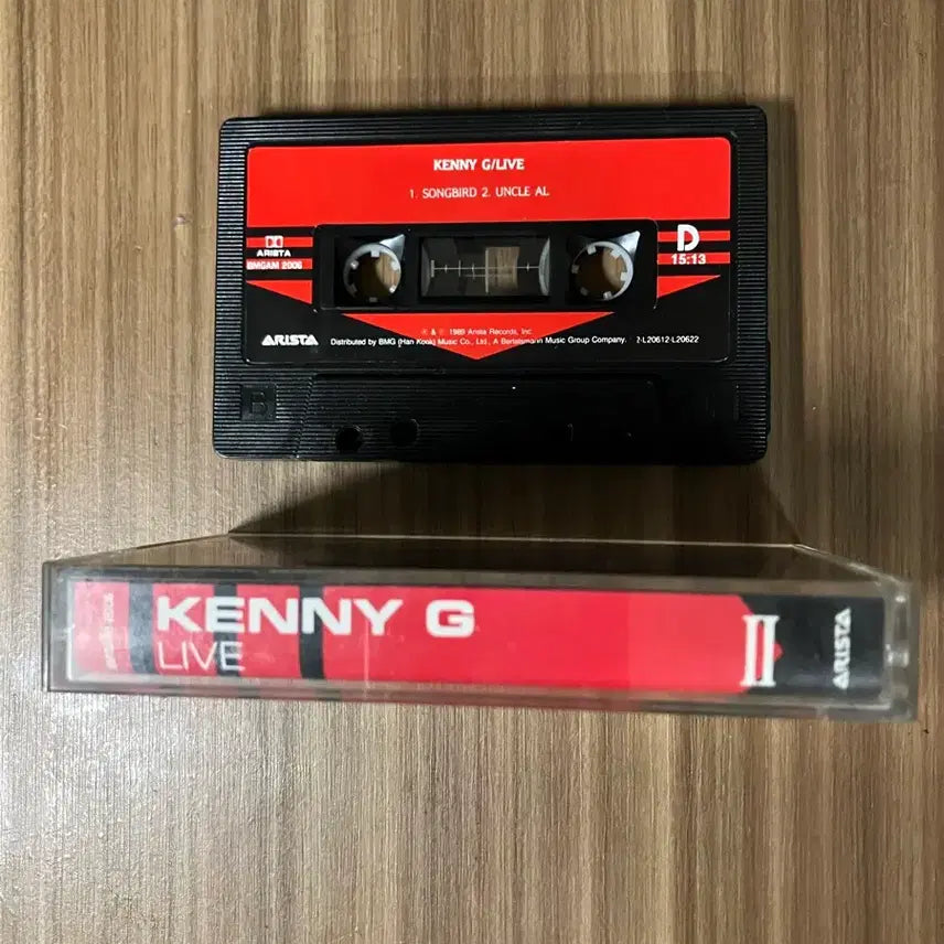 [BUNJANG] Kenny G Live Cassette Tape / 케니 G 라이브 카세트 테이프