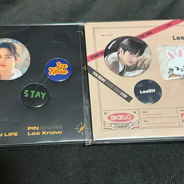 [BUNJANG] Stray Kids Leeknow Pin Badge Set Bundle / (일괄) 리노 핀뱃지 세트 스트레이키즈 leeknow 스키즈