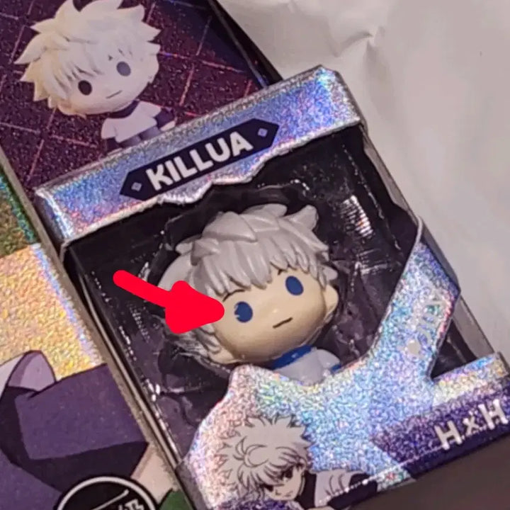 [BUNJANG] Hunter x Hunter Killua Rice Grain Figure / 반택만)헌터헌터 키르아 쌀알 피규어 눈쪽 도색미스