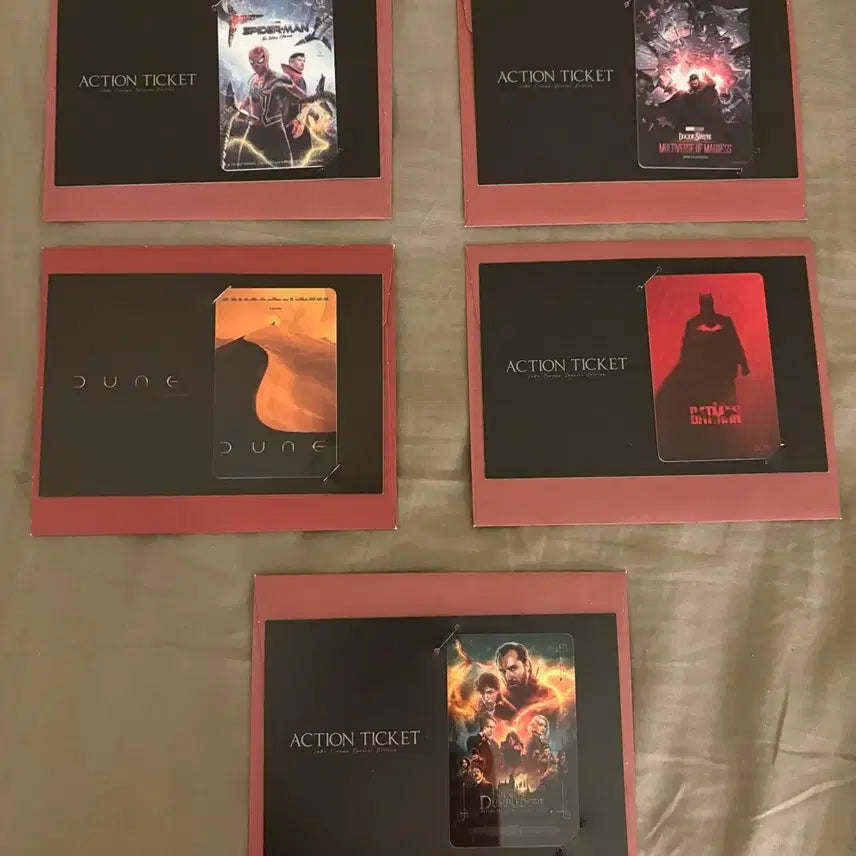 [BUNJANG] Movie Benefit Action Ticket Bundle / 액션 티켓 스파이더맨/듄/닥터스트레인지 등