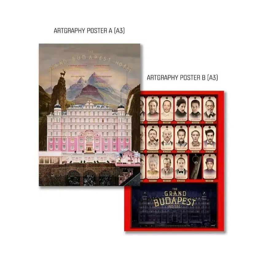 [BUNJANG] The Grand Budapest Hotel Special Edition Poster Set / (아트그라피 세트) 그랜드 부다페스트 호텔 특전 포스터 팝니다~