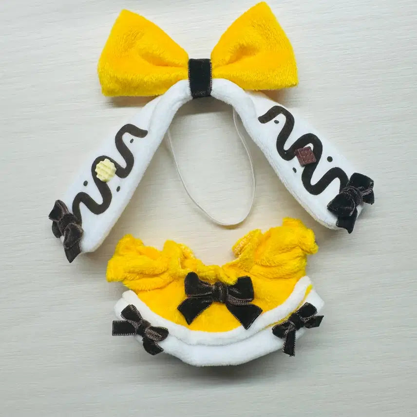 [BUNJANG] 10cm Plush Doll Clothing (Unused) / 10cm 무속성 솜인형 국내옷장 옷 판매합니다!