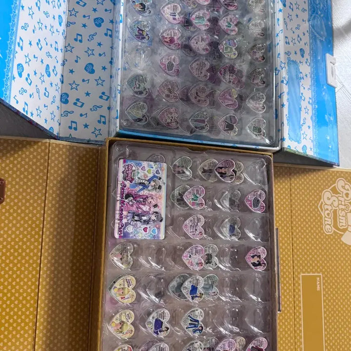 [BUNJANG] Prism Stone Trunk Set with Prism Stone Approx. 90 pcs / 프리즘스톤 트렁크 트레이2개+프리즘스톤 약 90개 린네 일괄