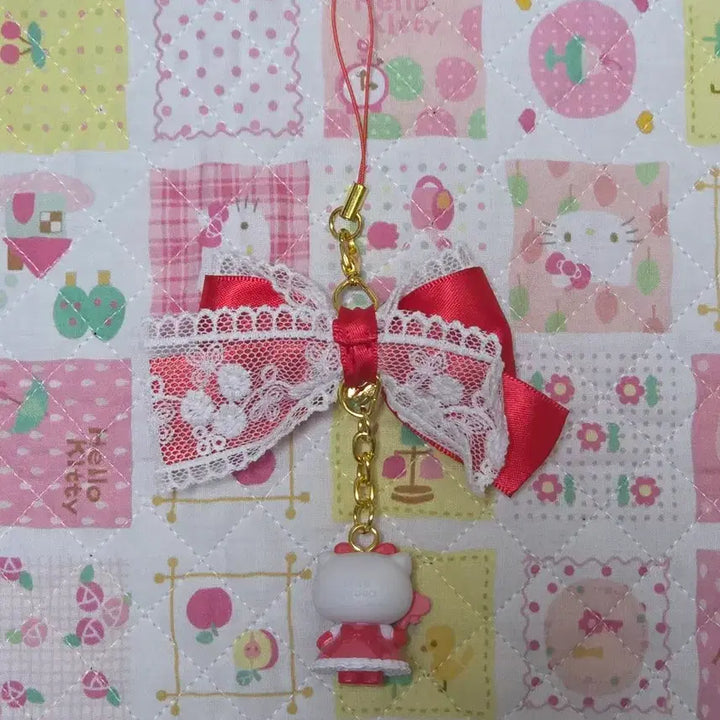 [BUNJANG] Hello Kitty Red Keyring / 헬로키티 레드 키링