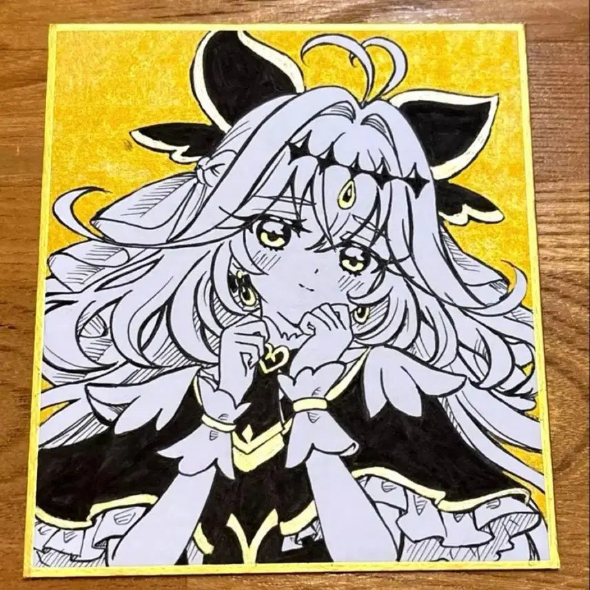 [BUNJANG] Pretty Cure Arcana Hand-Drawn Art Card Set / 프리큐어 아르카나 손그림 색지 2종