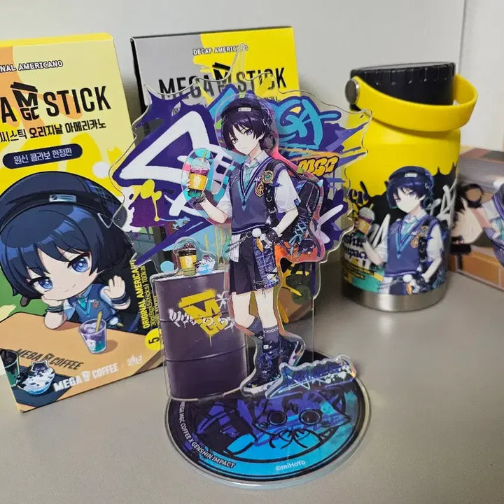 [BUNJANG] Genshin Impact Mega Coffee Merchandise Bundle Set / 원신 메가커피 굿즈 일괄 판매합니다.