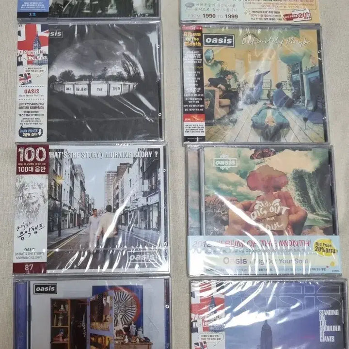 [BUNJANG] Oasis Album CD Collection (Sealed) / [미개봉] 오아시스 앨범 cd 모음