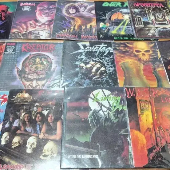 [BUNJANG] Heavy Metal Compilation LP Bundle Set / 헤비메탈 준라이센스  LP 일괄