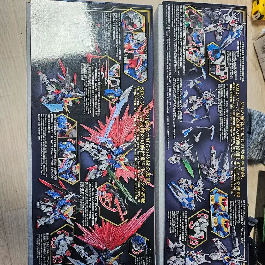 [BUNJANG] MGSD Gundam Aerial &amp; Destiny Gundam Bundle Set / MGSD 건담 에어리얼 XVX-016 &amp; MGSD 데스티니 건담 MF-X42S 일괄판매 택포