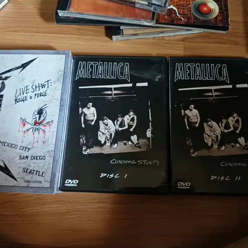 [BUNJANG] Metallica CD+DVD Bundle Set / 메탈리카 CD+DVD일괄