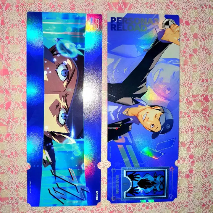 [BUNJANG] Persona 3 Official Laser Ticket Junpei Iori (Rare + Regular) / 페르소나3 공식 레이저 티켓 이오리 준페이(레어+통상)