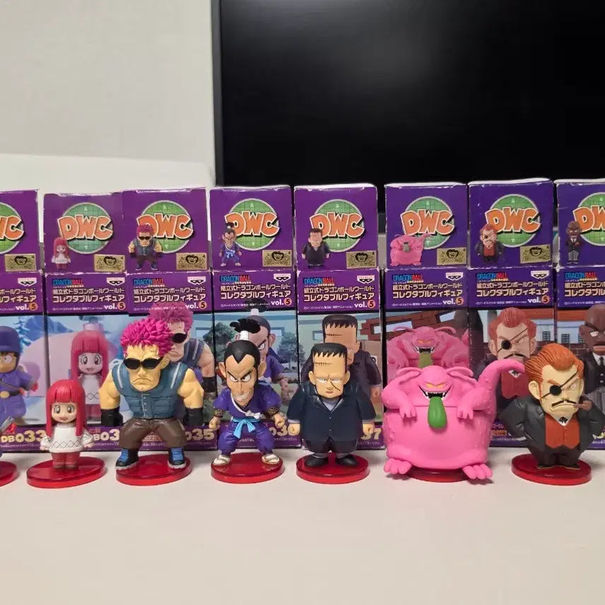 [BUNJANG] Dragon Ball World Collectable Figure Vol. 5 Complete Set (8 figures) / 드래곤볼 월콜 5탄 8종 일괄 판매합니다.