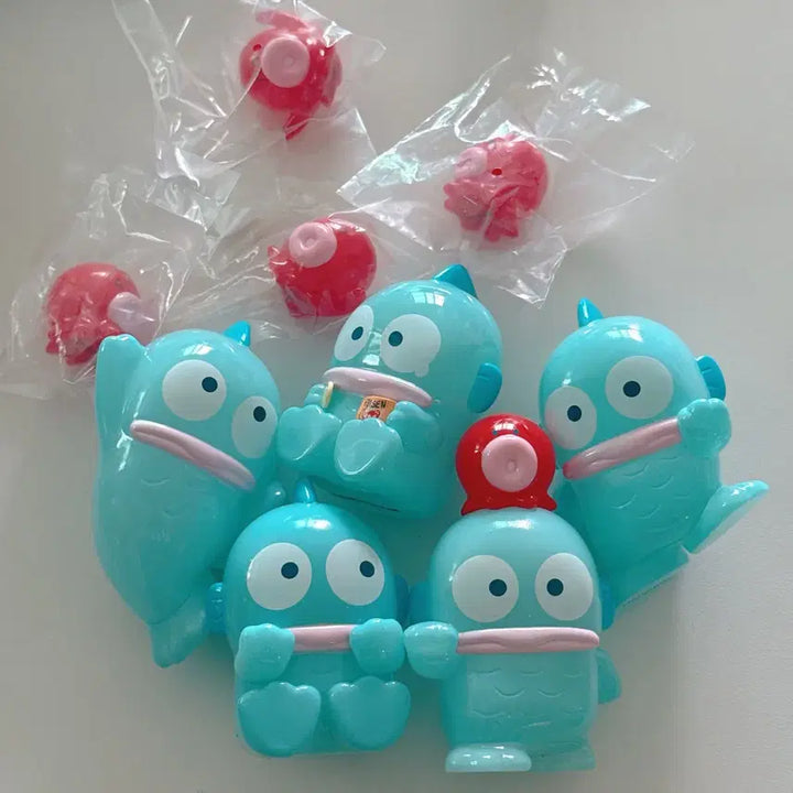 [BUNJANG] Hangyodon Miniso Glow-in-the-Dark Figure Set / 한교동 미니소 야광피규어 5종 일괄