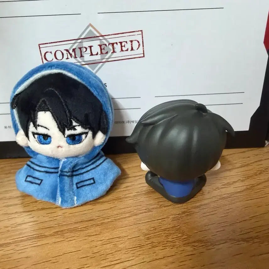 [BUNJANG] GyeDamCheugUn JaeGwan Sitting Figure Plush Set / 괴담출근 재관 피규어 인형