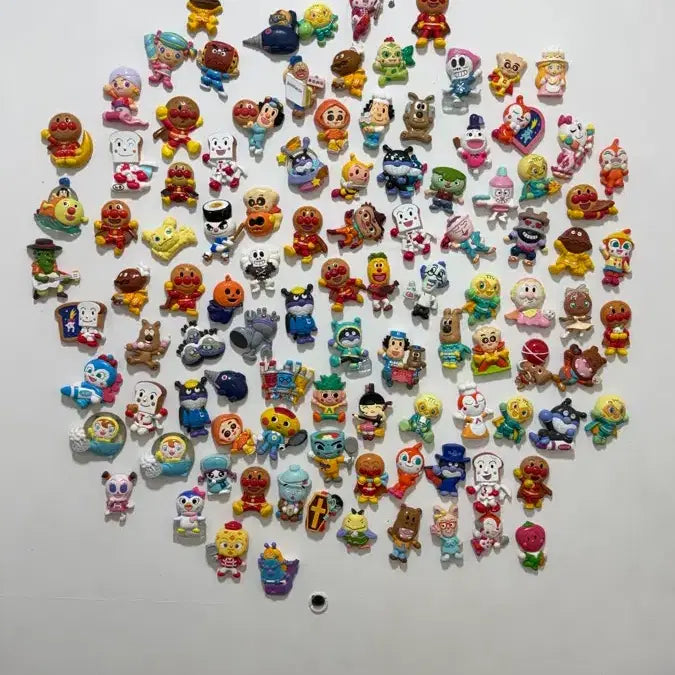 [BUNJANG] Vintage Anpanman Magnets - Various Characters / 고전 호빵맨 마그넷 자석 세균맨 짤랑이 딸랑이 치즈 카레 메론 빵
