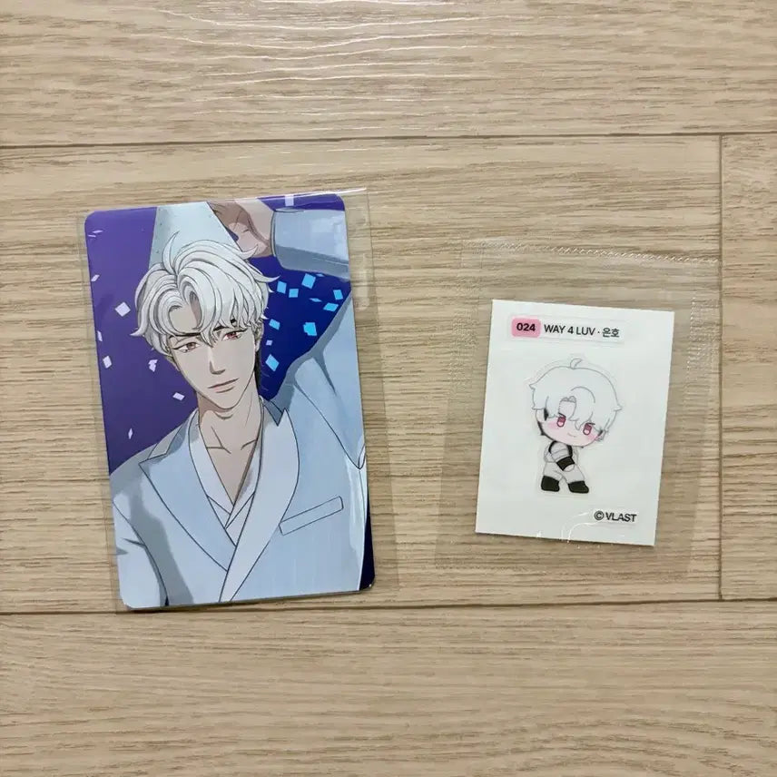 [BUNJANG] PLAVE Eunho 2nd Anniversary Popup Photocard + Stickers Bundle Set / 플레이브 은호 2주년 팝업 포토카드+띠부띠부씰 일괄