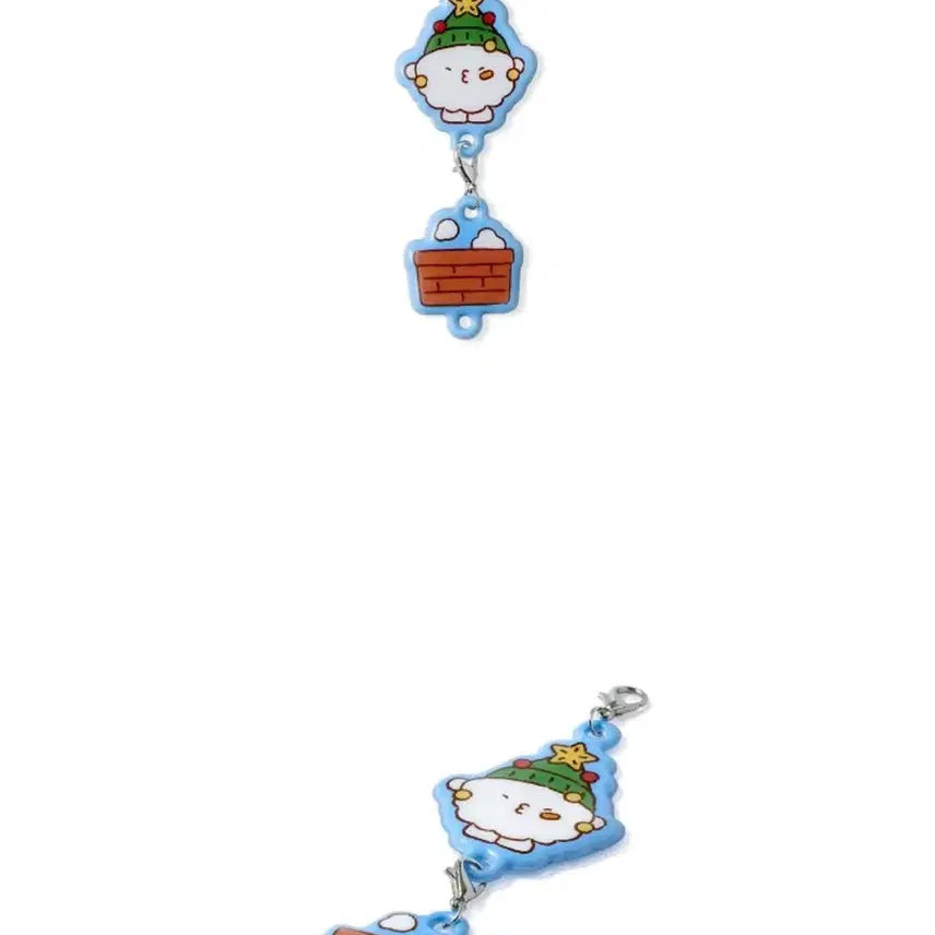 [BUNJANG] SEVENTEEN Holiday Mini Tin Lucky Draw Keyring / 홀리데이미니틴 뾰풀이 럭키드로우키링