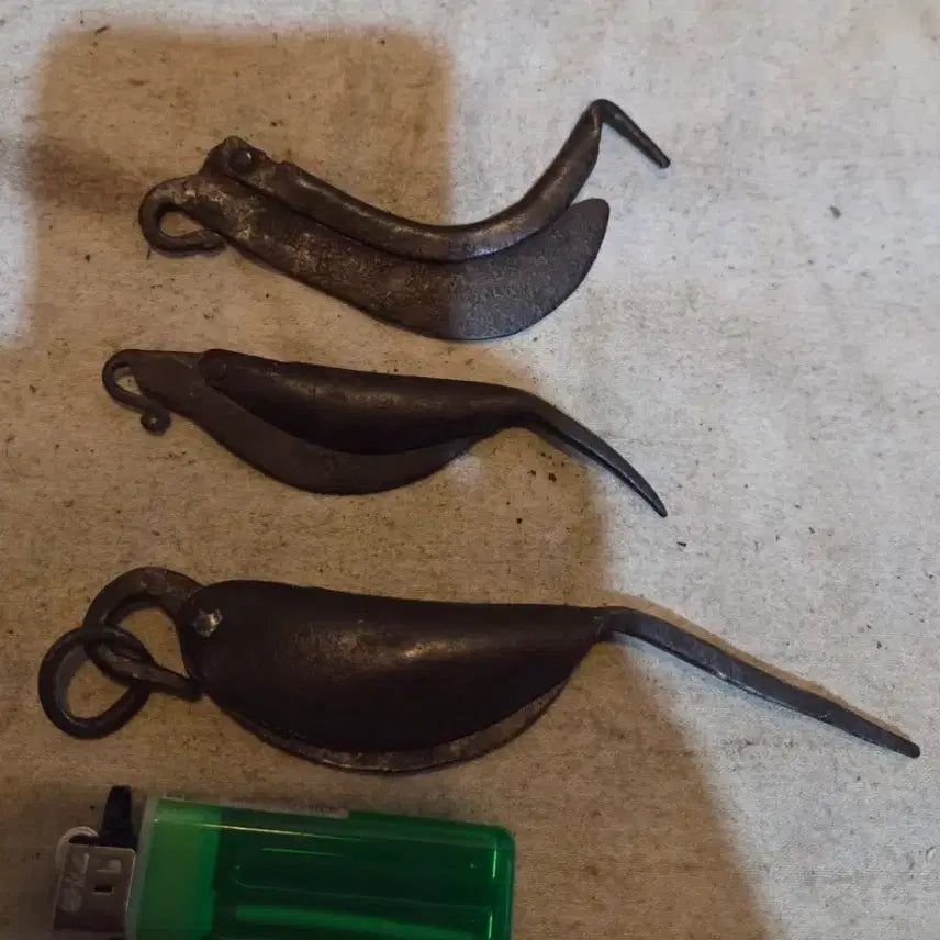 [BUNJANG] 100-Year-Old Cast Iron Sado Set (3 Pieces) / 100년세월의 무쇠 삭도 3점