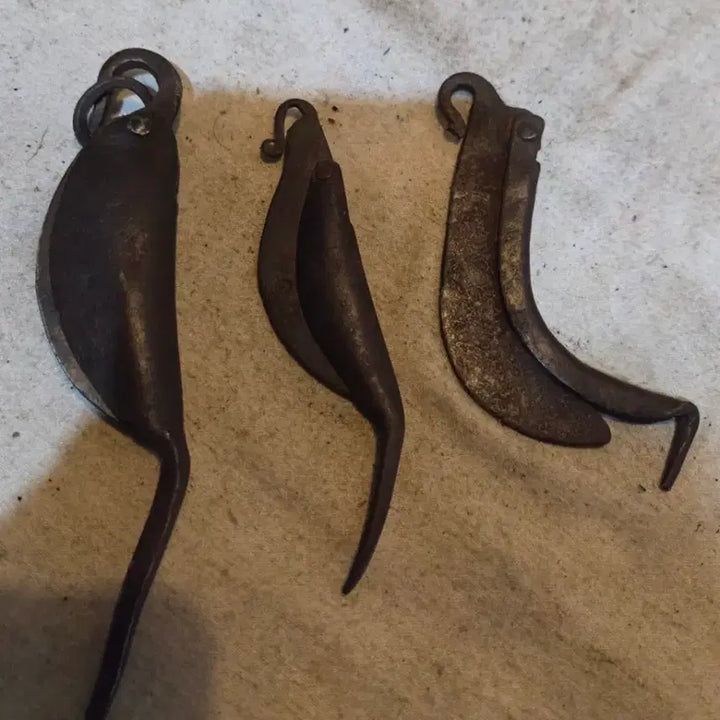 [BUNJANG] 100-Year-Old Cast Iron Sado Set (3 Pieces) / 100년세월의 무쇠 삭도 3점