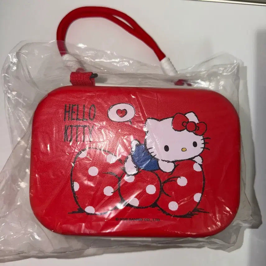 [BUNJANG] Sanrio Hello Kitty Mini Ready Bag Pouch / 산리오 헬로키티 키티 미니 레디백 파우치 여행용 새상품
