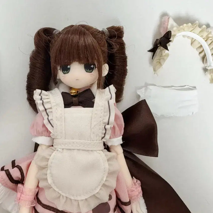 [BUNJANG] Nyako + Custom Head 2 Types Bundle BJD Ball-Jointed Doll / 변신전기거리 냐코+커스텀헤드 2종 일괄 변신전자상가 bjd 블라인드돌 육일돌 구관