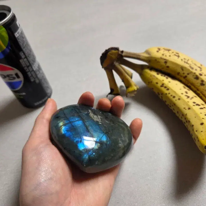[BUNJANG] Heart Labradorite Raw Stone / 하트 래브라도라이트(라브라도라이트) 원석 5개