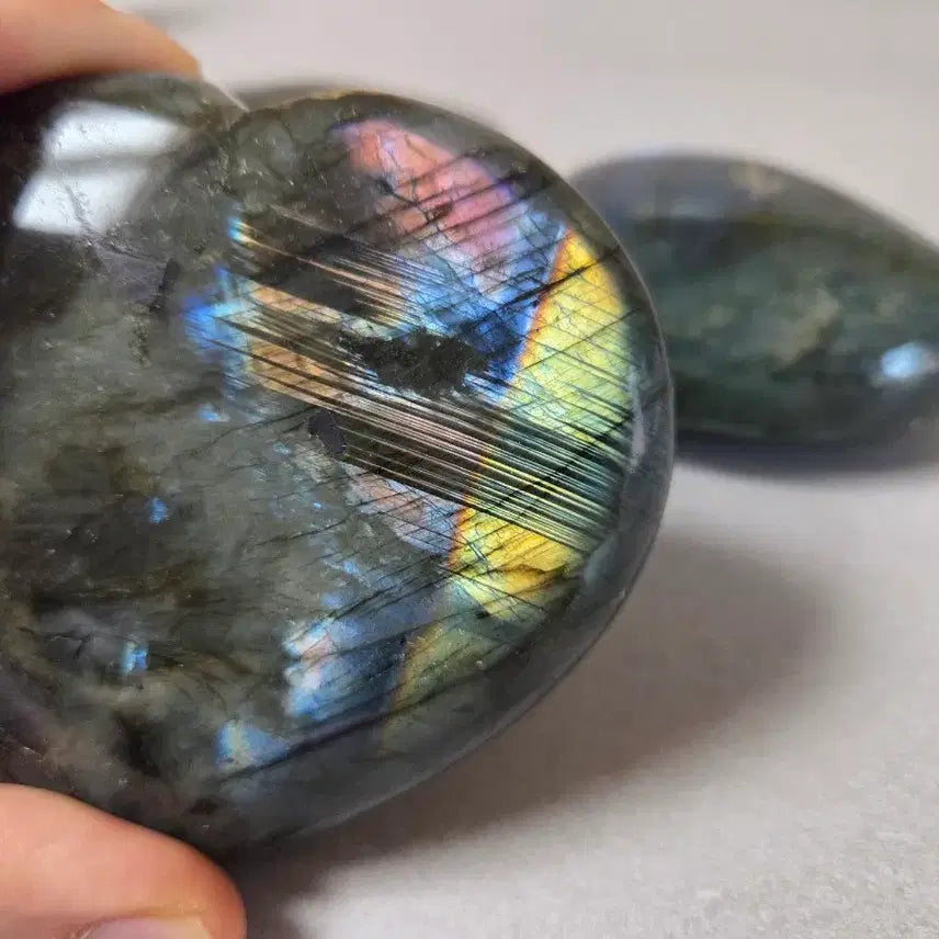 [BUNJANG] Heart Labradorite Raw Stone / 하트 래브라도라이트(라브라도라이트) 원석 5개