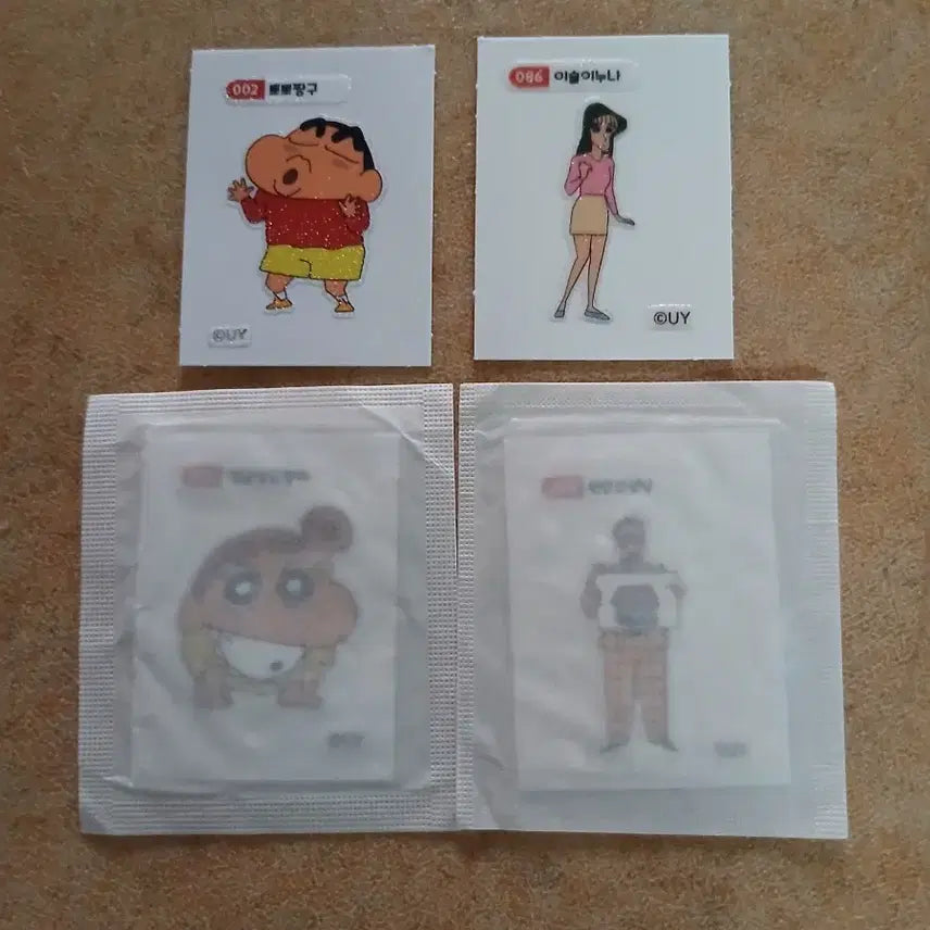 [BUNJANG] Crayon Shin-chan Sticker Set / 짱구 띠부씰 젤리씰 3개 선택 짱구 띠부띠부씰