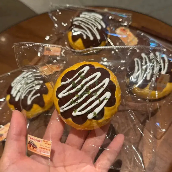 [BUNJANG] Giant Takoyaki Squishy New / 대왕 타코야키 말랑이 새상품