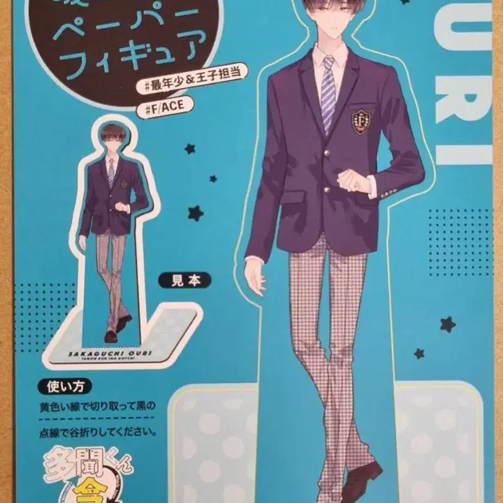 [BUNJANG] Tamon-kun Now Which Way?! Paper Figure 6-Sheet Set / 일괄) "타몬군 지금 어느 쪽?!" 페이퍼피규어 6종 세트
