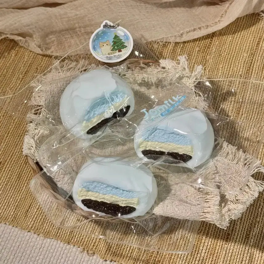 [BUNJANG] Blue Bean Paste Mochi "Mallangi" New Product / 블루 앙금 찹쌀떡 말랑이 새상품