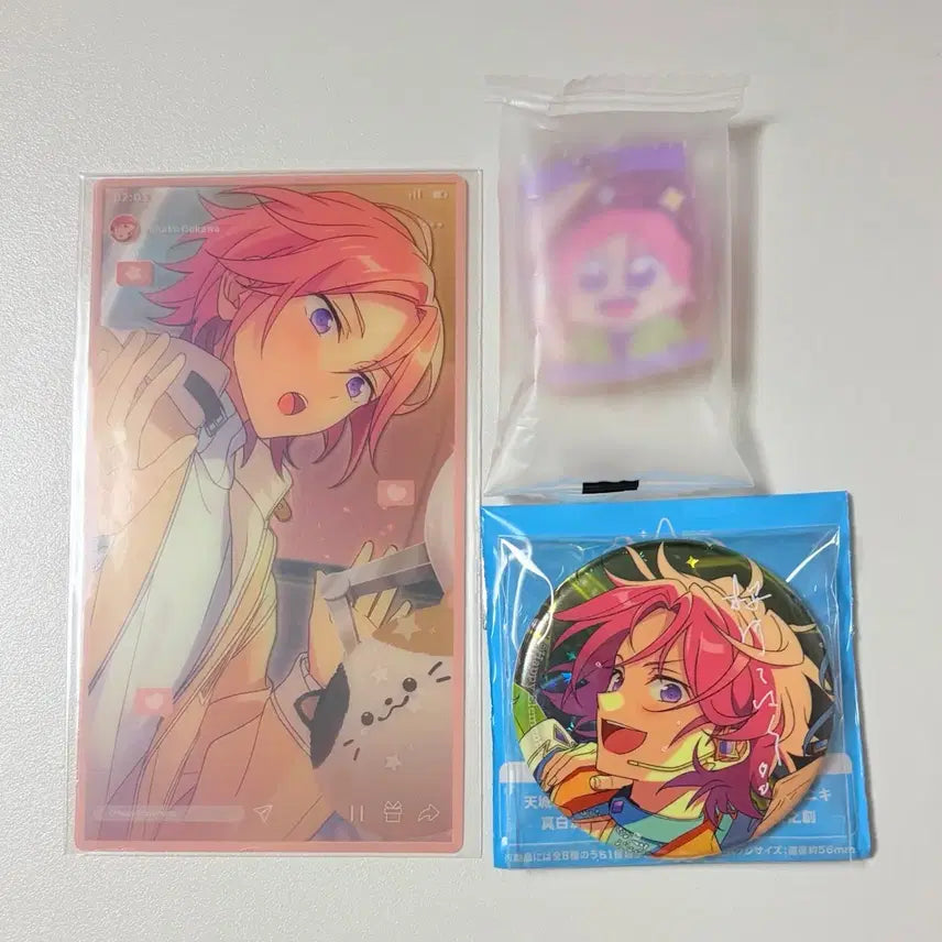 [BUNJANG] Ensemble Stars! 10th Anniversary Bundle Set - Can Badge, Live Clear Card, BuchiBUCHI Candy Keyring, Kohaku / 일괄)앙스타 10주년 캔뱃지 라이브 클리어 카드 클카 부쿠부 캔디 키링 코하쿠