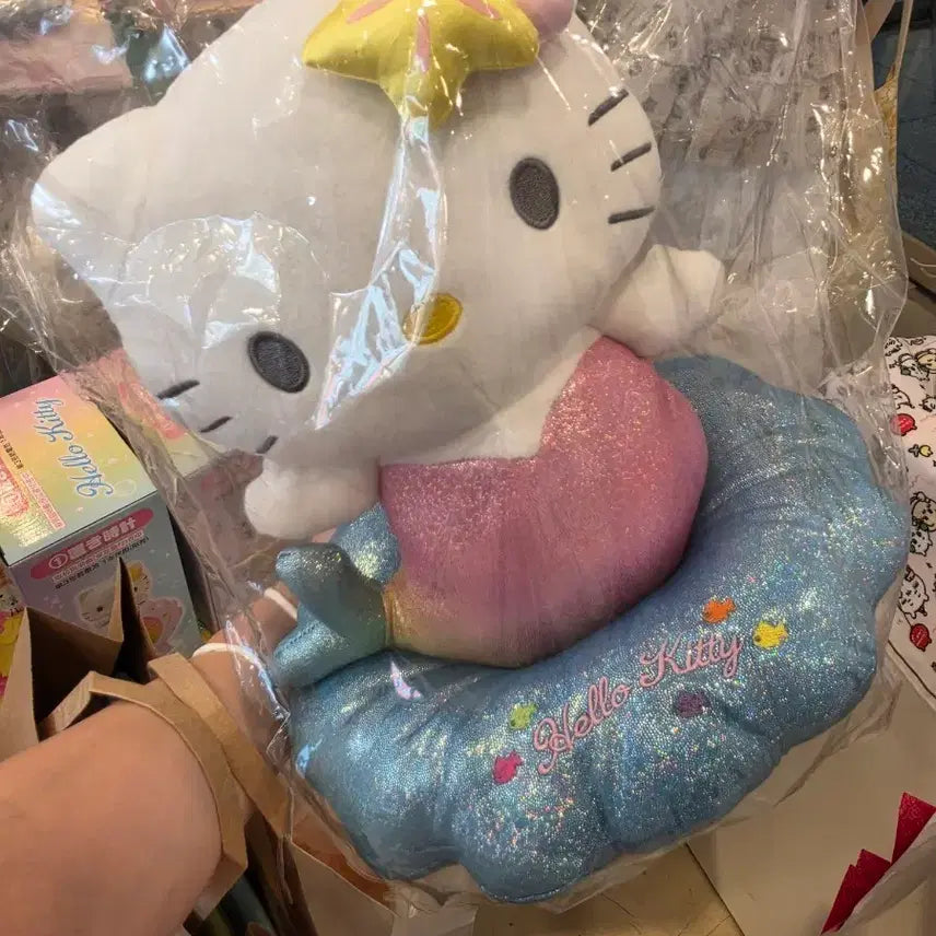 [BUNJANG] Sanrio Mermaid Hello Kitty Plush / 산리오 인어 헬로키티 쿠지 인형