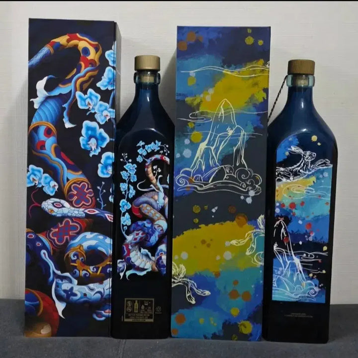 [BUNJANG] Johnnie Walker James El Chen Edition Whiskey Bottle / 조니 워커 제임스 엘 첸 에디션 위스키 공병